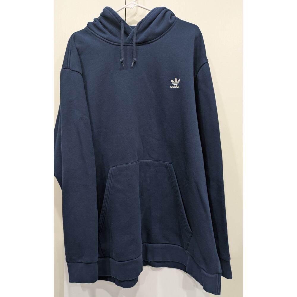 Adidas Originals Adicolor Essentials Trefoil Hoodie - Night Indigo Blue XXL Men